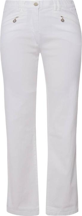 Immagine prodotto Ulla Popken Pantaloni estivi modello Mony in tessuto piacevolmente leggero ed elasticizzato con tasche con zip (46)