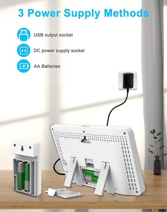 Image du produit Haoyao Funk-Wetterstation mit Aussensensor