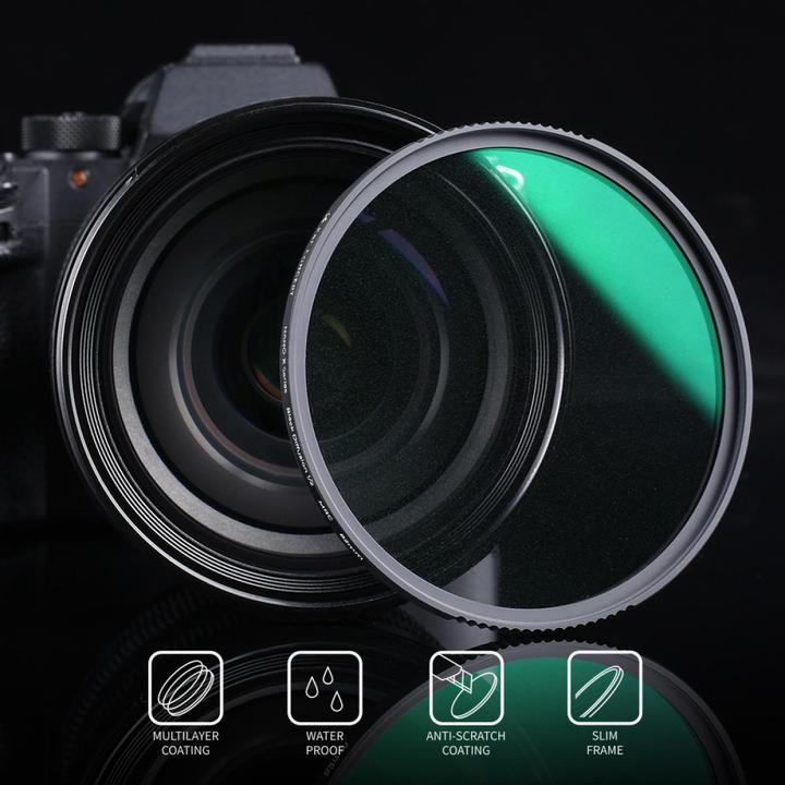 Produktbild K&F Concept 1/1 Black Mist Filter Nano X 58mm (KF-01.1664) (58 mm, Black Mist Filter)