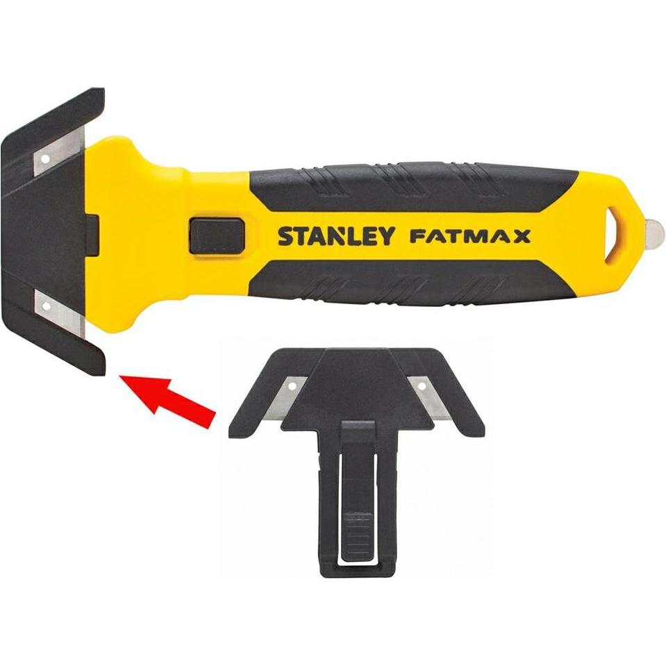 Stanley, Cutter, St.Nóż Bezpieczny Do Taśm Pakowych Dwustronny Bi-Mat Z Wymienną Koncówką (Cutter)