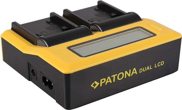Immagine prodotto Patona Caricabatterie LCD doppio (Caricabatterie per fotocamere)