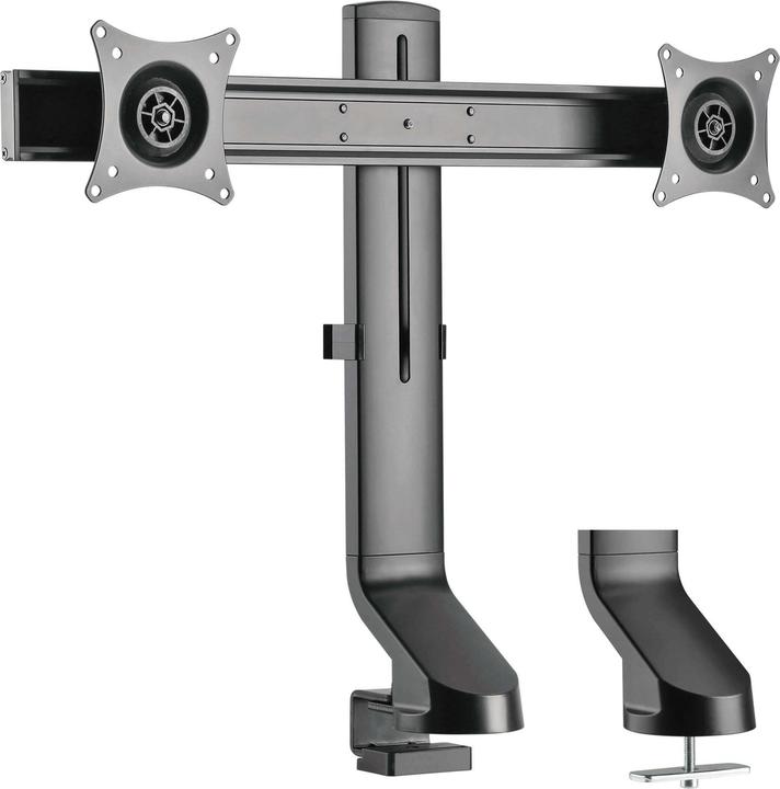 Eaton Tripp Lite Series DDR1727DC Dual Display Monitor Arm with Desk Clamp and Cable Entry Bracket (Table, 27", 7 kg)