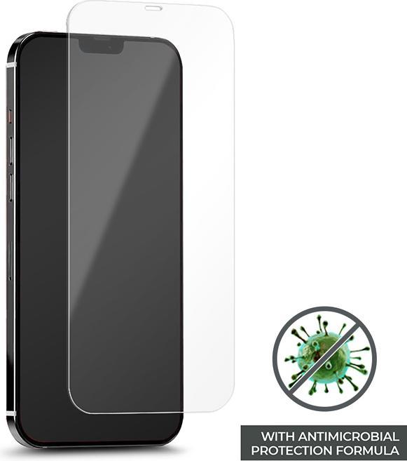 Immagine prodotto Puro Antibakterinis grūdinto stiklo apsauginis stiklas su antibakterine apsauga, skirtas iPhone 12 P (1 pz., Apple iPhone 12 Pro Max)