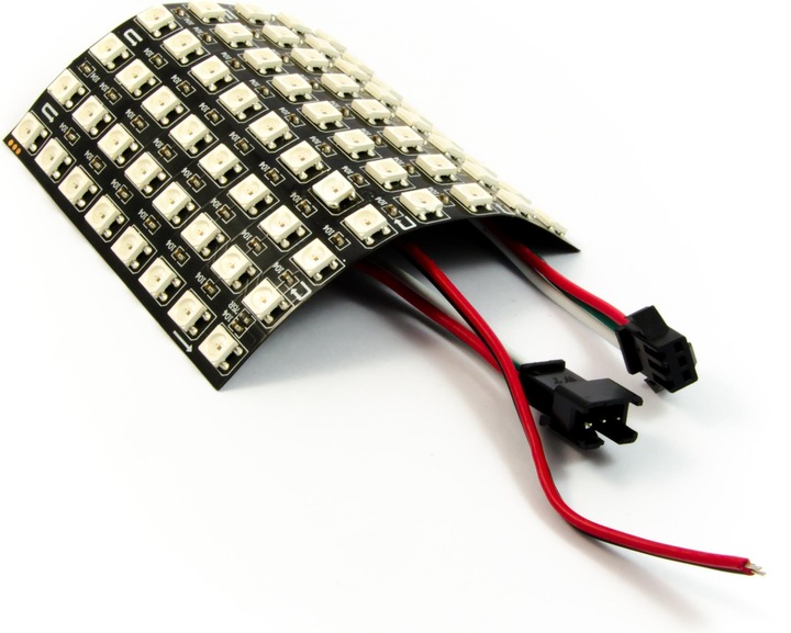 Actual product image Purecrea NeoPixel FlexMatrix 8x8 - 64 WS2812B RGB LED