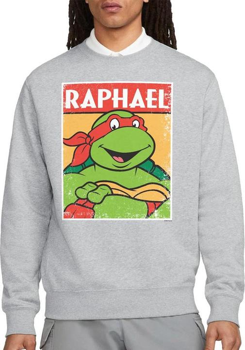 Actual product image Teenage Mutant NT Unisex Adult Raphael Sweatshirt (S)