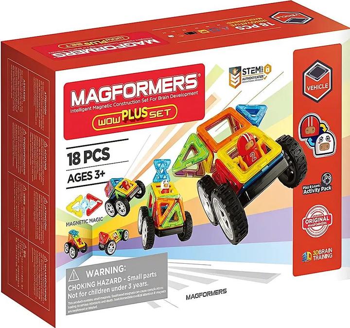 Produktbild Magformers Magnetic set "Wow plus", 18 pcs.