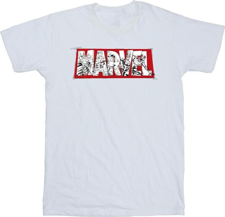 Actual product image Mens Avengers Infill T-Shirt (M)