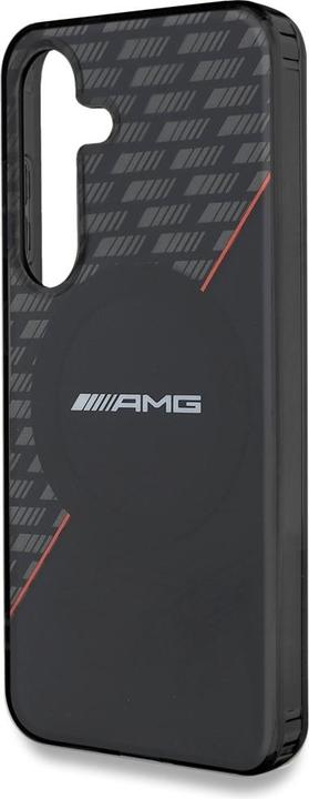Image du produit Mercedes AMG Double Layer Rhombs MagSafe Case for Samsung Galaxy S25 - Black/Red (Samsung Galaxy S25)