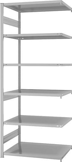 Actual product image eurokraft pro System boltless shelving, medium-heavy construction, plastic coated
