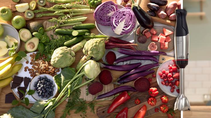 Produktbild Bosch Hausgeräte Series 6, Hand blender, ErgoMaster, 1000 W, Stainless steel, MSM6M633