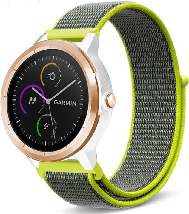 Produktbild Strap-it Armband (20 mm, Nylon, Vivomove HR, Forerunner 245)