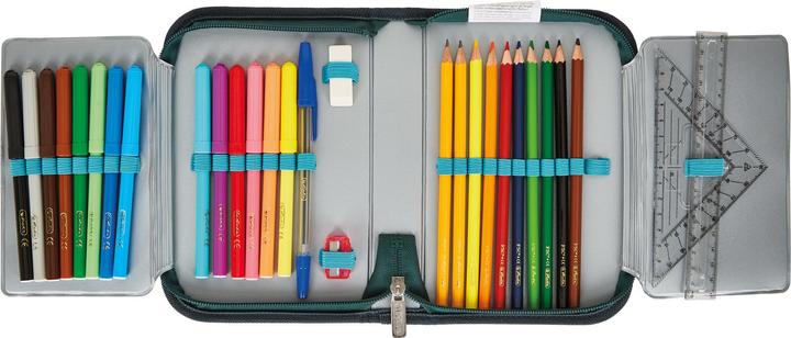 Actual product image Herlitz Pupil case 31 pieces Green Rex