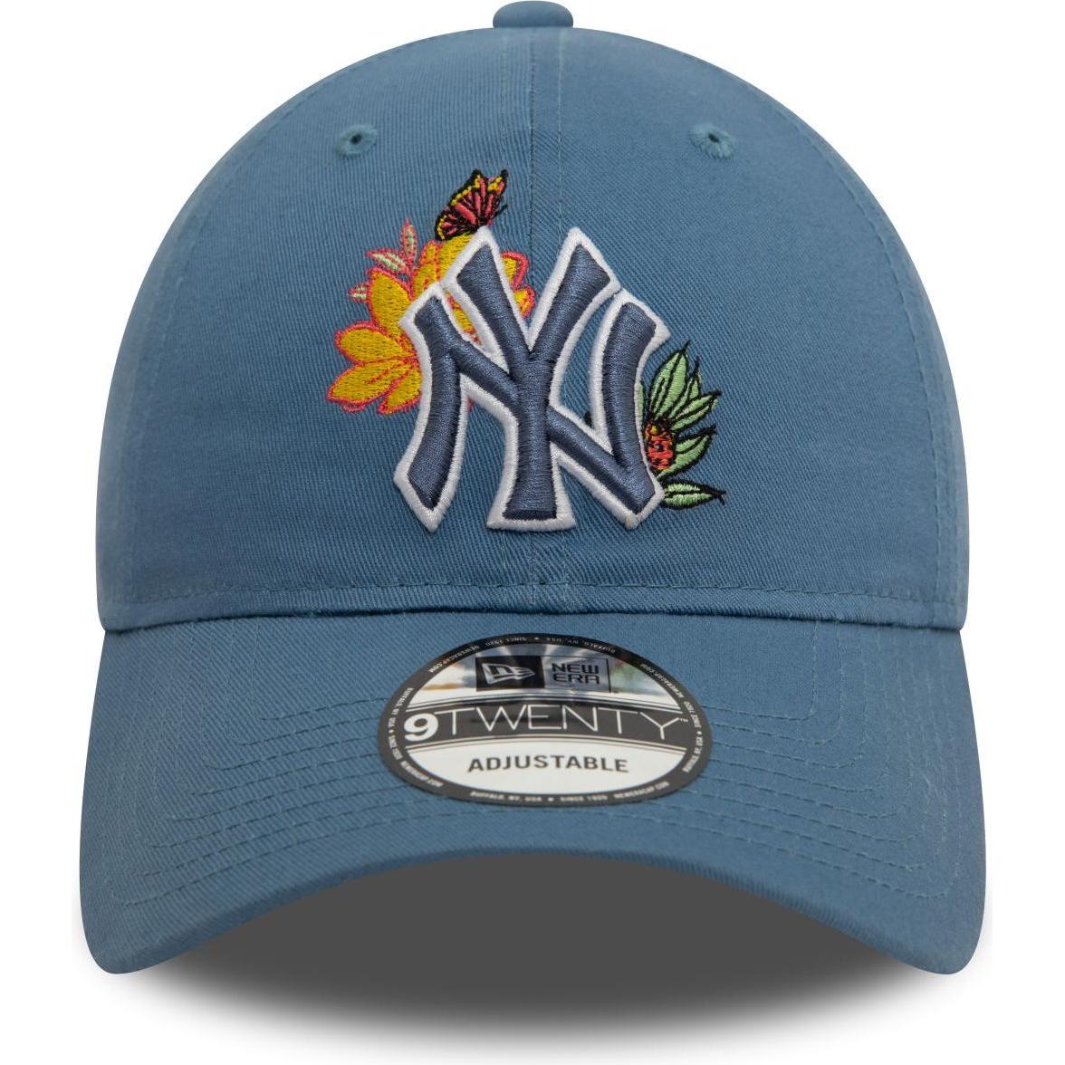 Thumbnail - New Era, Herren, Cap, 9Twenty Strapback Cap FLORAL New York Yankees, Blau