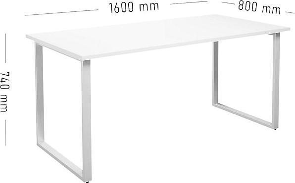 Image du produit kaiserkraft Table polyvalente DUO-O (160 x 80 x 74 cm)