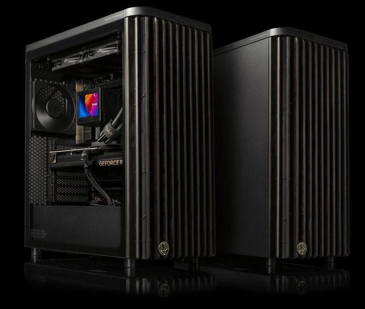 Produktbild ASUS ProArt PA401 Wood Edition Beige - Metal Panel (ATX, mATX, Mini-ITX)