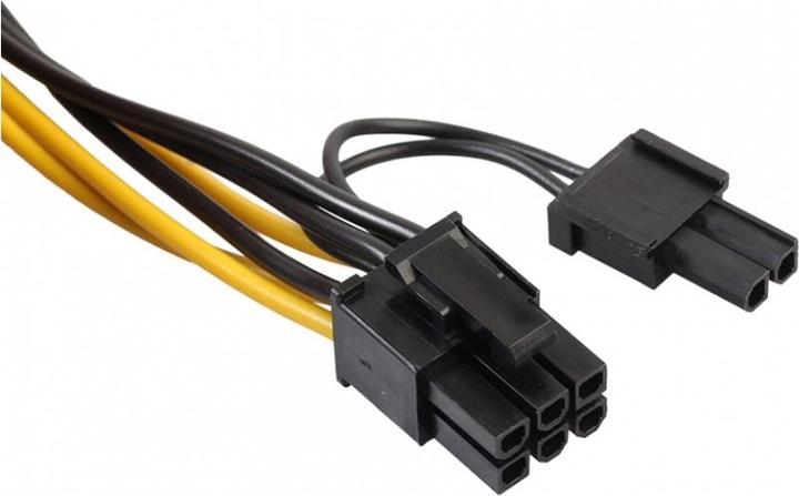 Image du produit PowerGuard PCI-E 8 broches vers 2x 8 broches Dual Power Splitter Câble GPU 30cm