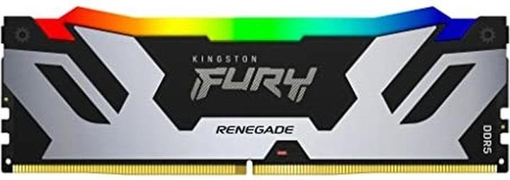 Produktbild Kingston 24GB 8800MT/s DDR5 CL42 CUDIMM FURY Renegade RGB Silver (1 x 24GB, 8800 MHz, DDR5-RAM, DIMM)