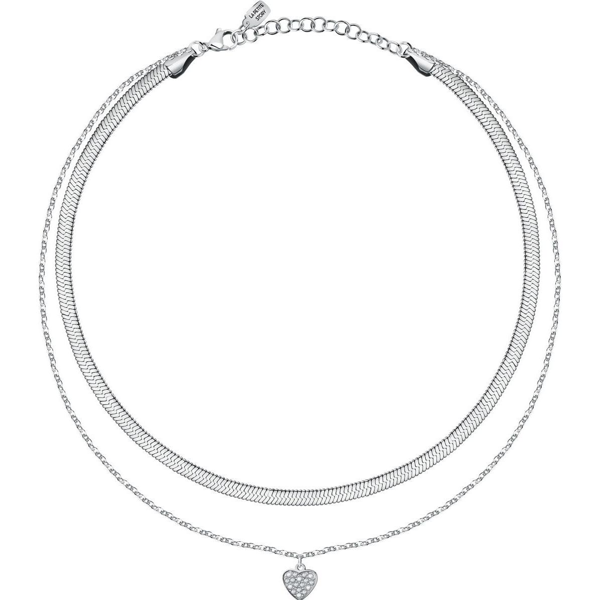 Thumbnail - La Petite Story, Halsschmuck, Love Heart Halskette, (Edelstahl, 40 - 45 cm)
