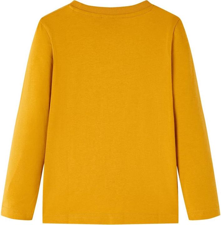 Immagine prodotto vidaXL Camicia da bambino a maniche lunghe ocra 104,Materiale: 100 (104)