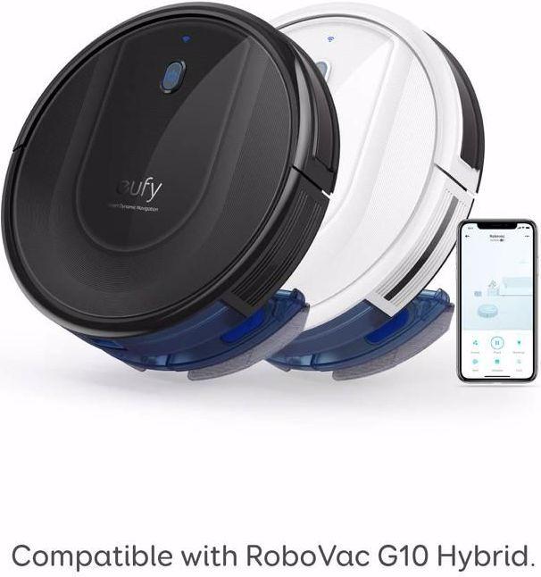 Kit Ricambi Per Eufy RoboVac G10 Hybrid – 2 Panni, 2 Filtri E 4 Spazzole Laterali, Parti Di Ricambio Originali