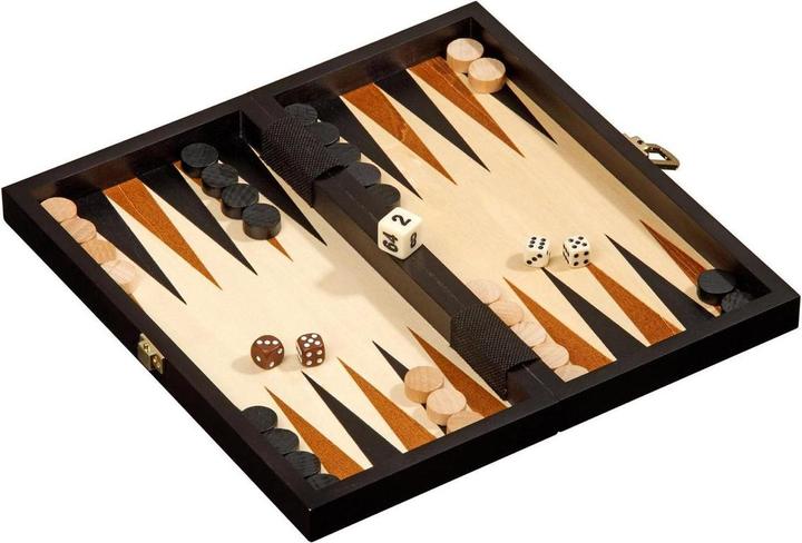 Actual product image Philos Chess Backgammon Checkers Set