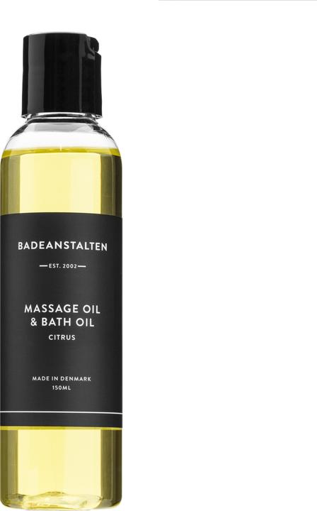 Badeanstalten - Bath & Massage Oil - Refreshing Citrus - 150 ml (Huile de bain, 150 ml)