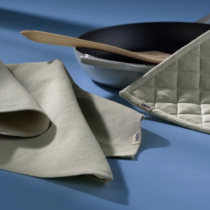 Produktbild Kela Topflappen Puro grau (55% Baumwolle, 45% Leinen)