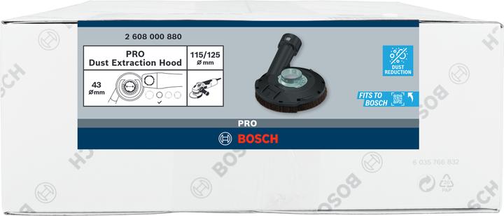 Actual product image Bosch Professional Zubehör PRO Dust Extraction Hood für Winkelschleifer