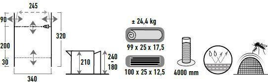 Produktbild High Peak Tramp 2.0 (Kuppelzelt, 17.80 kg, 2 Personen)