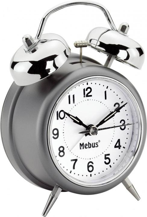 Mebus 26869 Quartz bell alarm clock