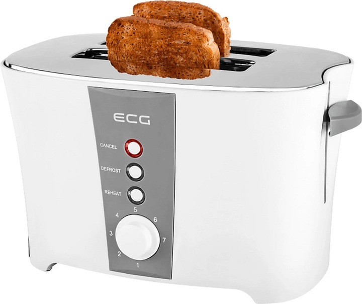 Produktbild ECG ST 818 Toaster 2 Scheibe(n), Edelstahl