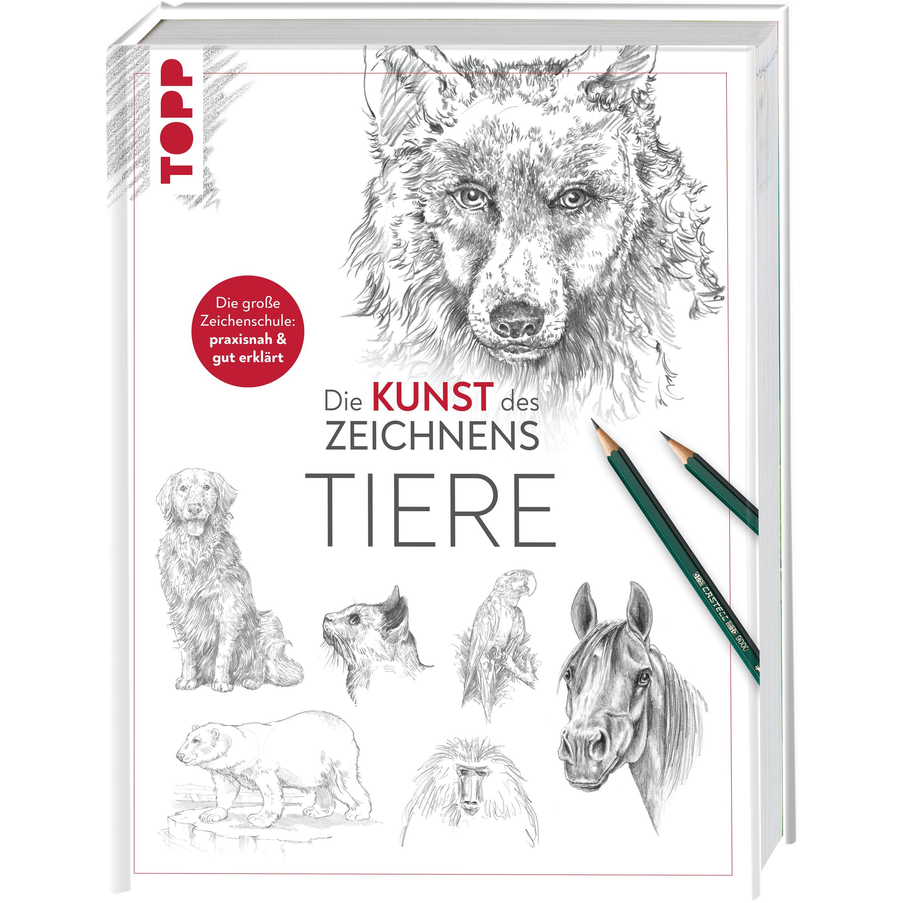 Die Kunst des Zeichnens - Tiere, Ratgeber von frechverlag
