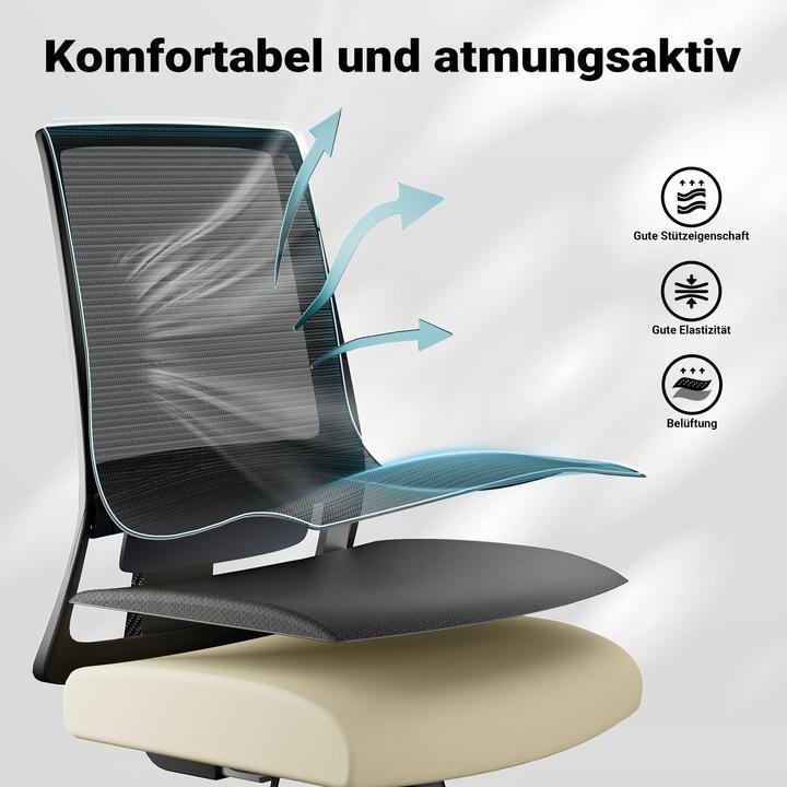Actual product image Wiltec Ergonomic office chair