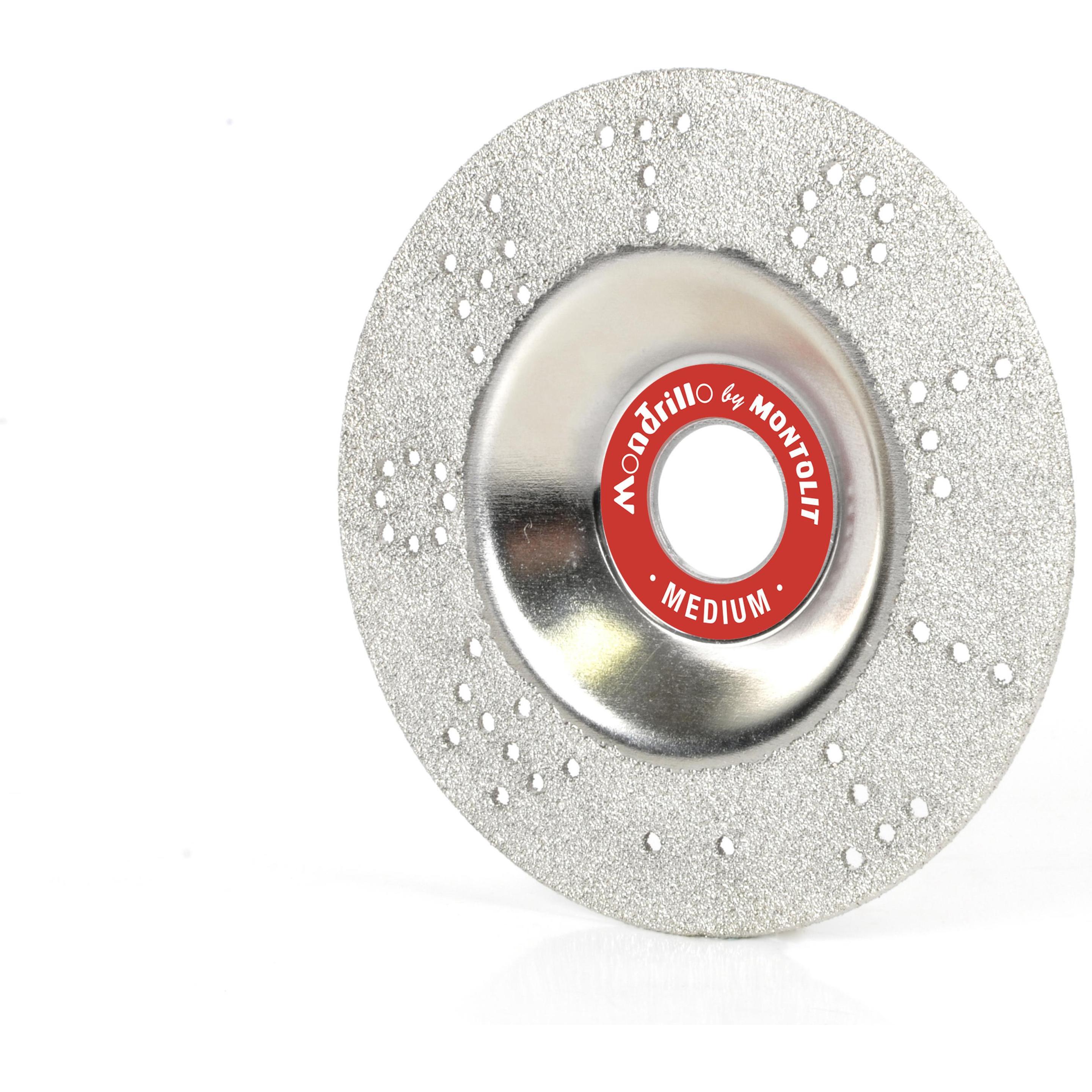 Monolith, Abrasivi, Montolit MONTSTL125GG 2 in 1 Scheibe zum Schleifen und Polieren 125 mm