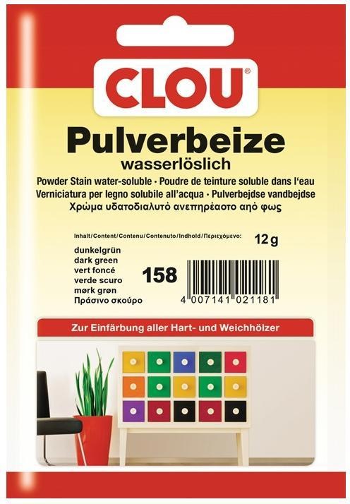 Produktbild Clou Wasserbeize 158 (Dunkelgrün)
