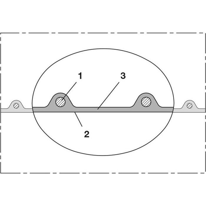 Thumbnail - Norres, Industriestaubsauger Zubehör, PU-Förderschlauch Innen-Ø 140 mm Aussen-Ø 147 mm 3,5 mm Länge 10 m