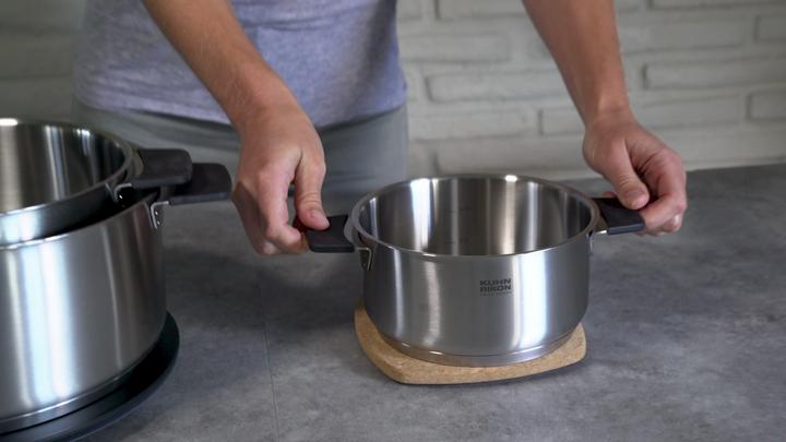 Produktbild Kuhn Rikon Smart Compact Set (24 cm, Pfannenset + Topfset, Edelstahl)