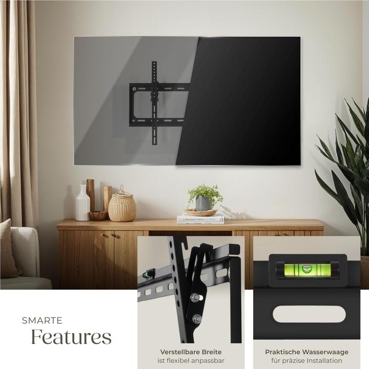 Image du produit tectake Support TV mural (Mur, 65", 70 kg)
