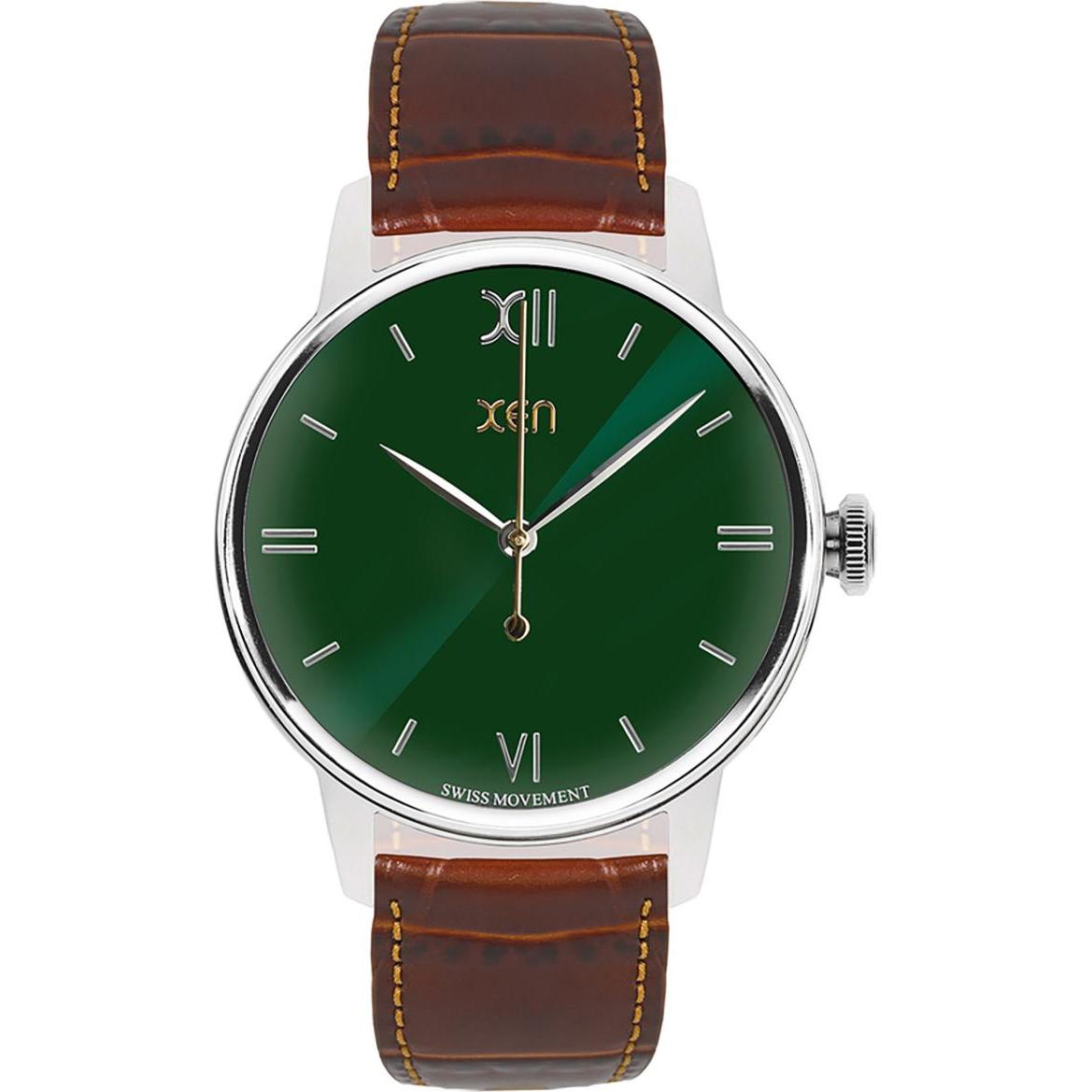Xen, Armbanduhr, Armbanduhr Classic XQ0303, Braun, (Analoguhr, 41 mm)