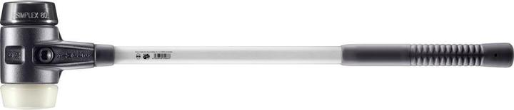 Actual product image Halder SIMPLEX sledge hammer, rubber composition / nylon with reinforced malleable cast iron housing and (3.78 g)