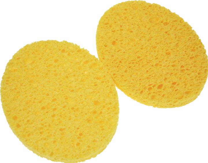 Produktbild Reinigungsschwämmchen, 2-er Pack, oval, Masse: 11,5 x 9 cm