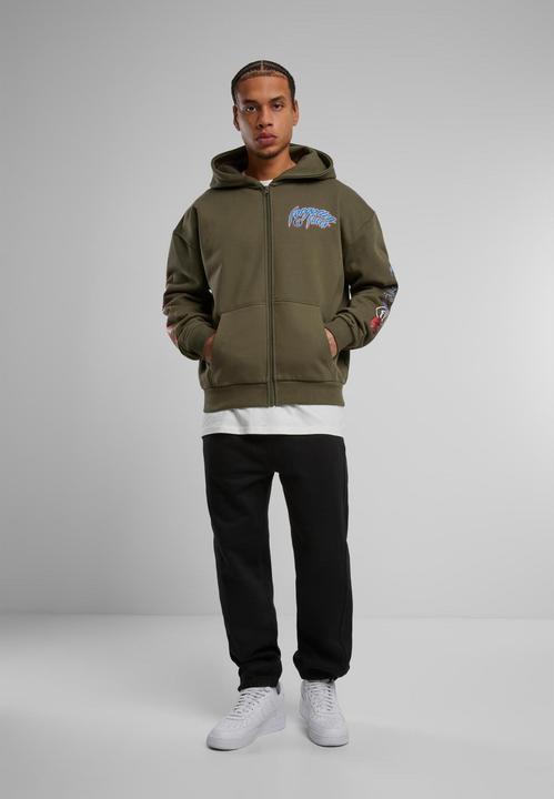 Produktbild Forgotten Faces Courage Defines Oversize Zip Hoody olive XL (XL)
