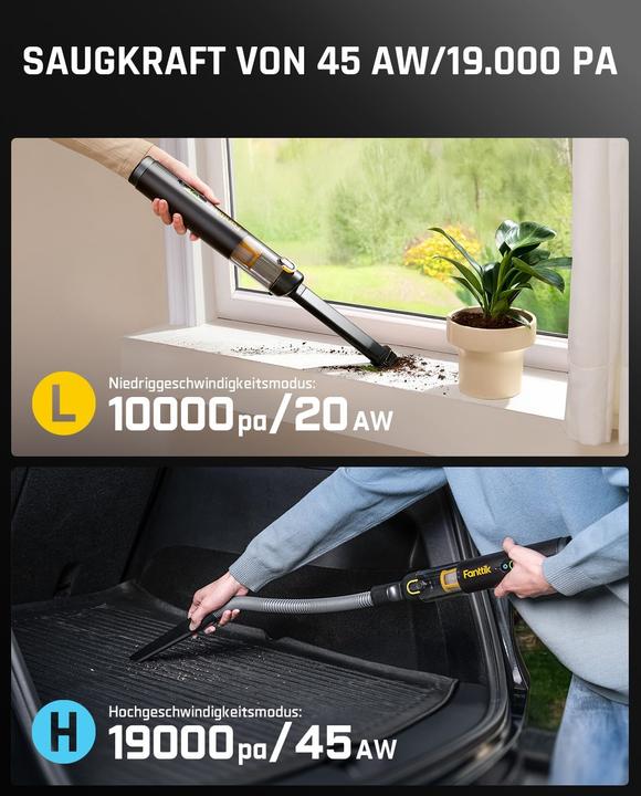 Produktbild Fanttik Slim V10 Apex 4-in-1 Mini-Handstaubsauger