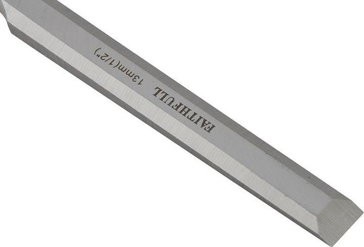 Actual product image Faithfull Bevel Edge Chisel Blue Grip