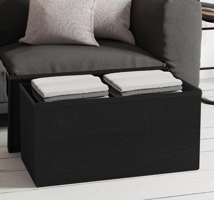 Produktbild VCM Stoff Sitztruhe Sitzbank Truhe Boxas (76 cm)