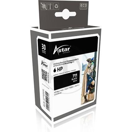 Astar, Druckerpatrone, 80 ml - Schwarz - kompatibel - Tintenpatrone (BK)