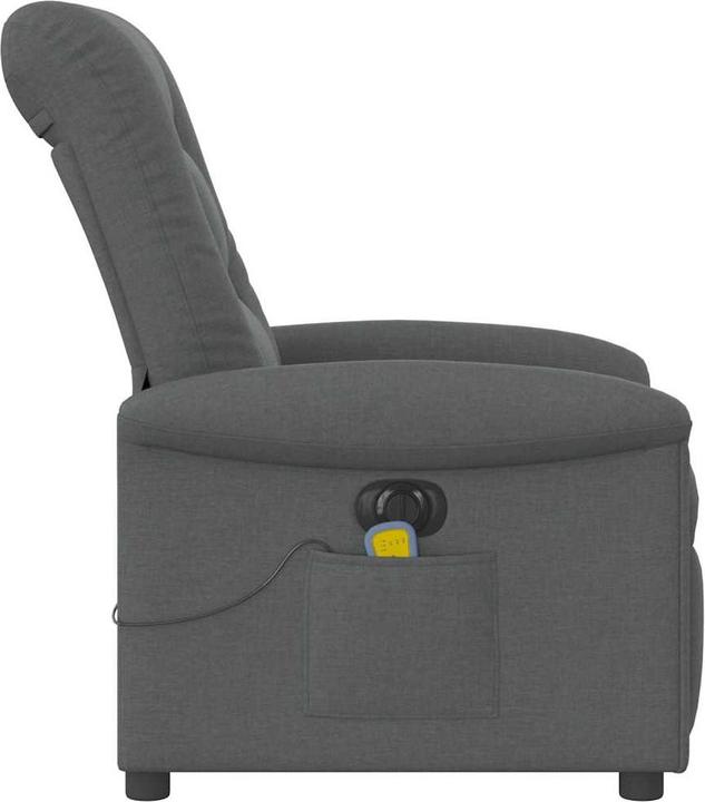 Produktbild vidaXL Massagesessel Elektrisch Dunkelgrau Stoff