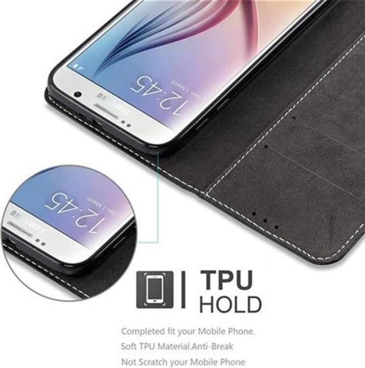 Actual product image Cadorabo Book X Wallet Cover (Samsung Galaxy S6)