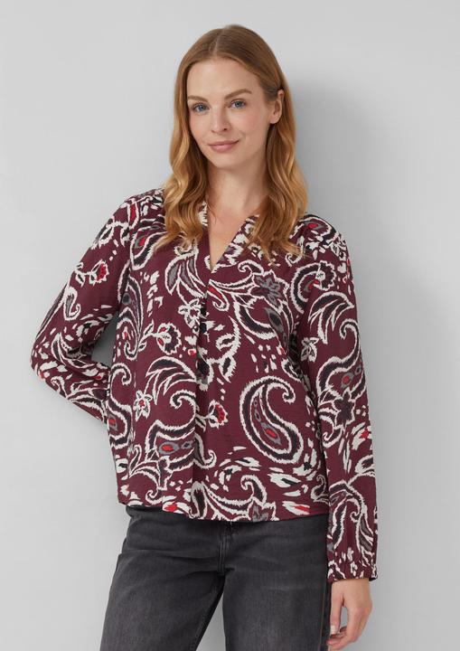 Immagine prodotto s.Oliver Bluse Strukturierte Viskosemix-Bluse mit All-over-Print (40)