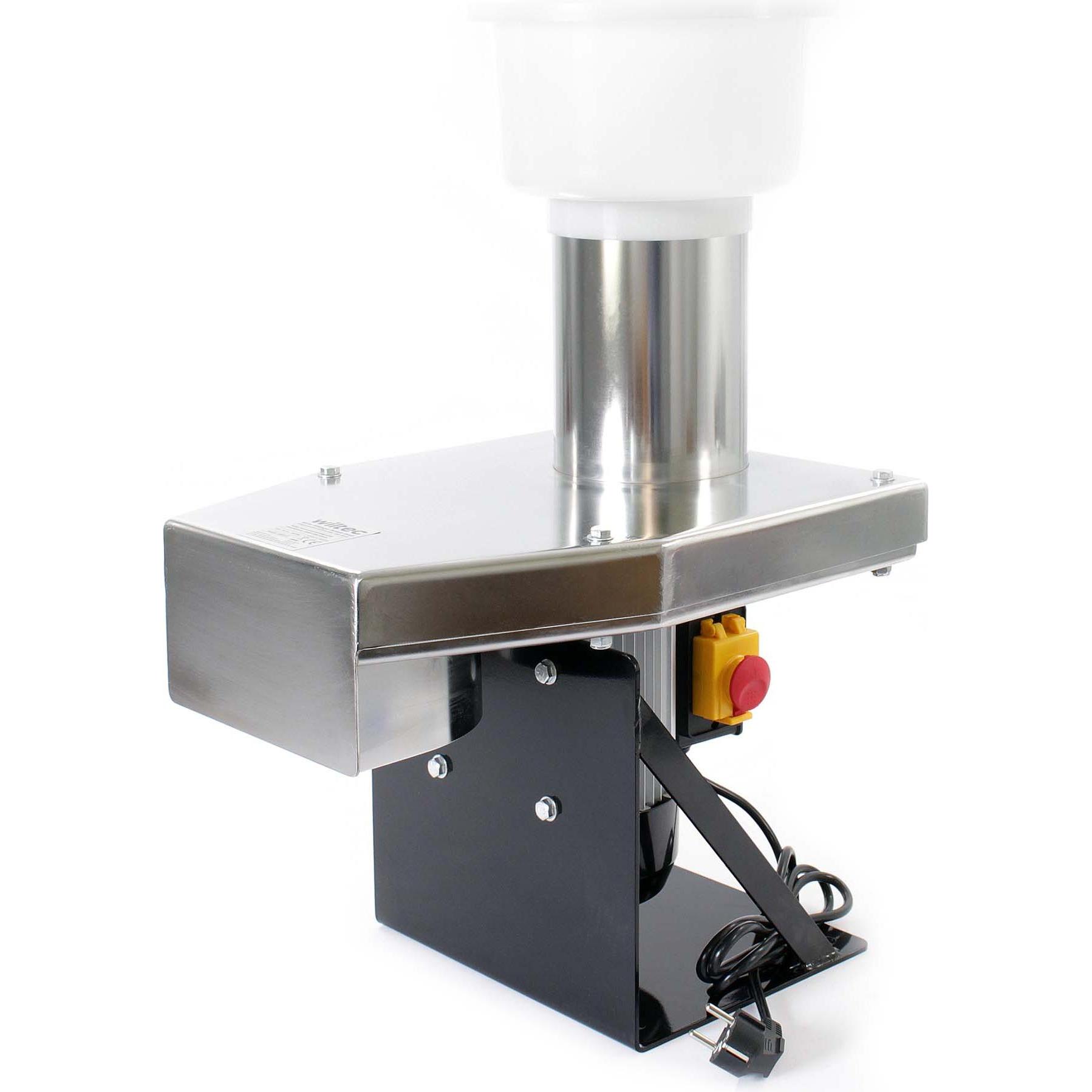 Wiltec Kernobstschneidemühle, Entsafter, Silber